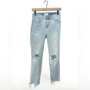 PISTOLA Midrise Light Blue Distressed Jeans Size 25